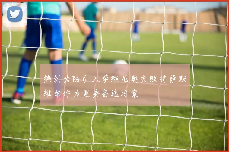 热刺为防引入萨维尼奥失败将萨默维尔作为重要备选方案